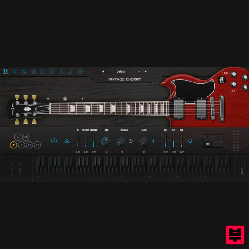 Ample Sound Ample Guitar Vintage Cherry - Professional Music Instrument Photo