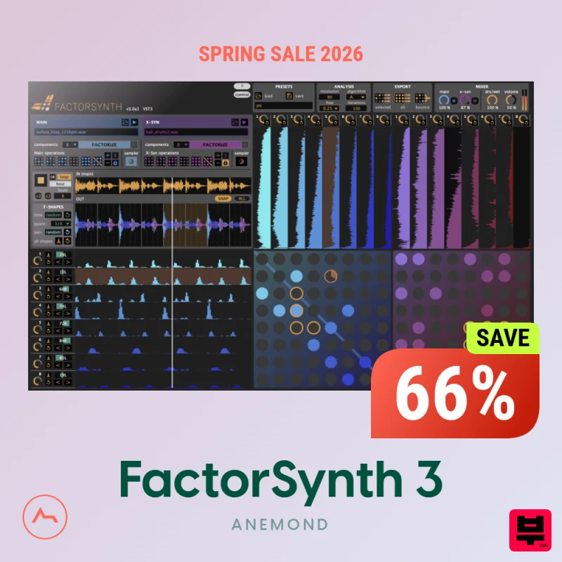 Anemond FactorSynth 3 - Sampler