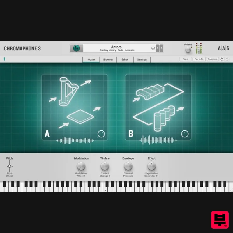 Applied Acoustics Systems Chromaphone 3 - Professional Music Instrument Photo