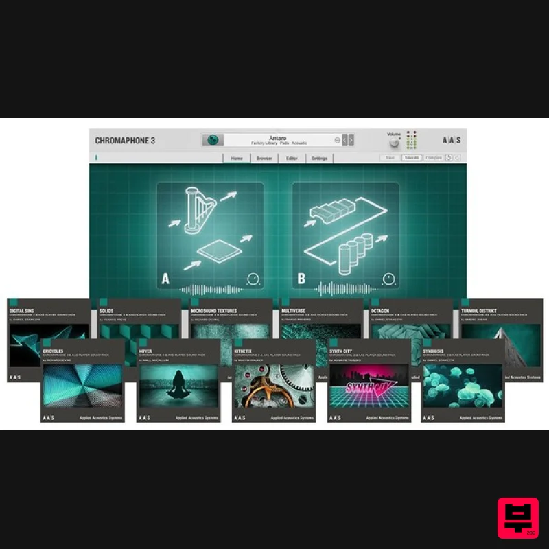 Applied Acoustics Systems Chromaphone 3 + PACKS - Complete Collection