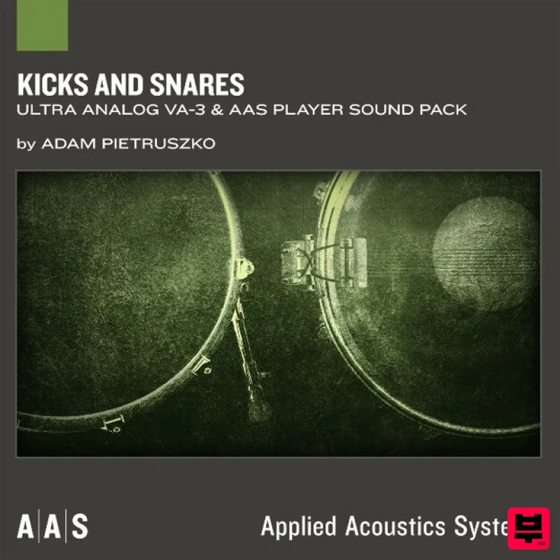 Applied Acoustics Systems Kicks and Snares Ultra-Analog VA-3 Sound Bank - Expansion Packs