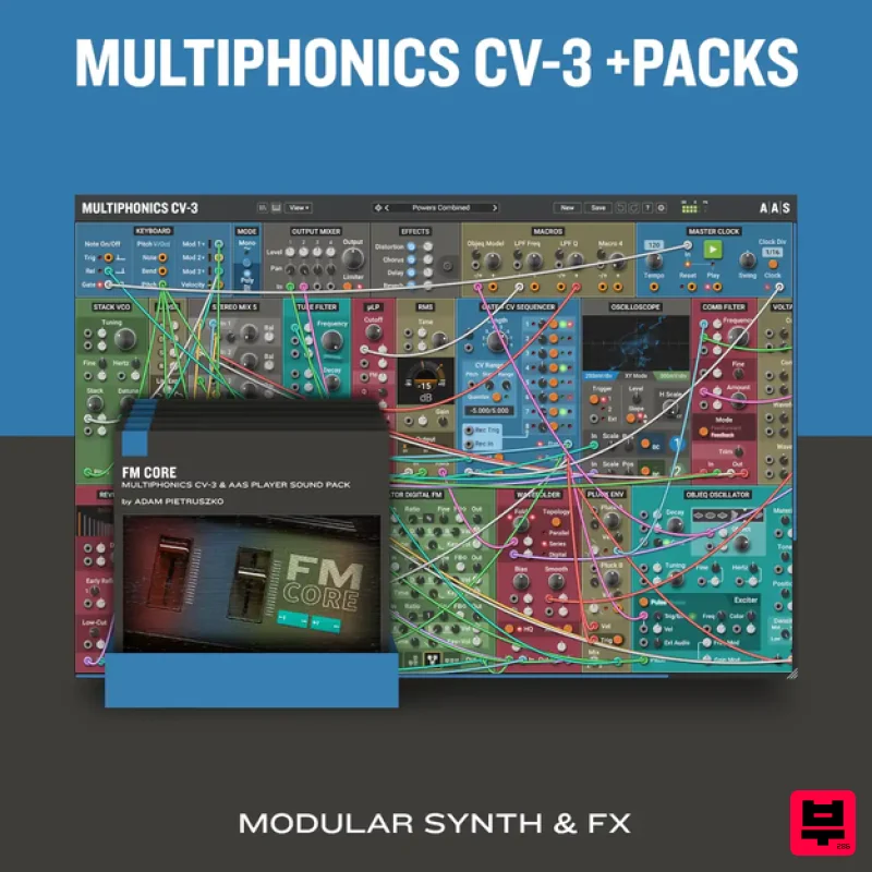 Applied Acoustics Systems Multiphonics CV-3 + Packs - Synth