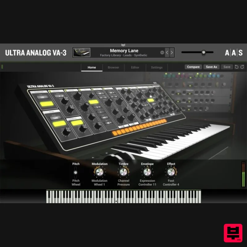 Applied Acoustics Systems Ultra Analog VA-3 - Synth
