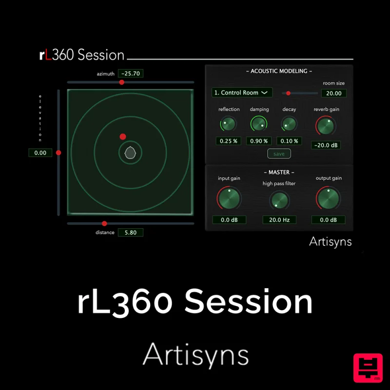 Artisyns Audio rL360 Session - Binaural Panner