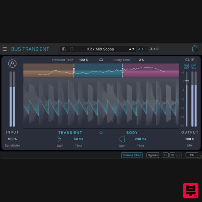 Arturia Bus TRANSIENT - Transient Shaper