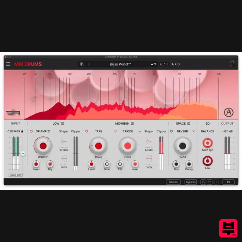Arturia Mix DRUMS - Dynamics Processor