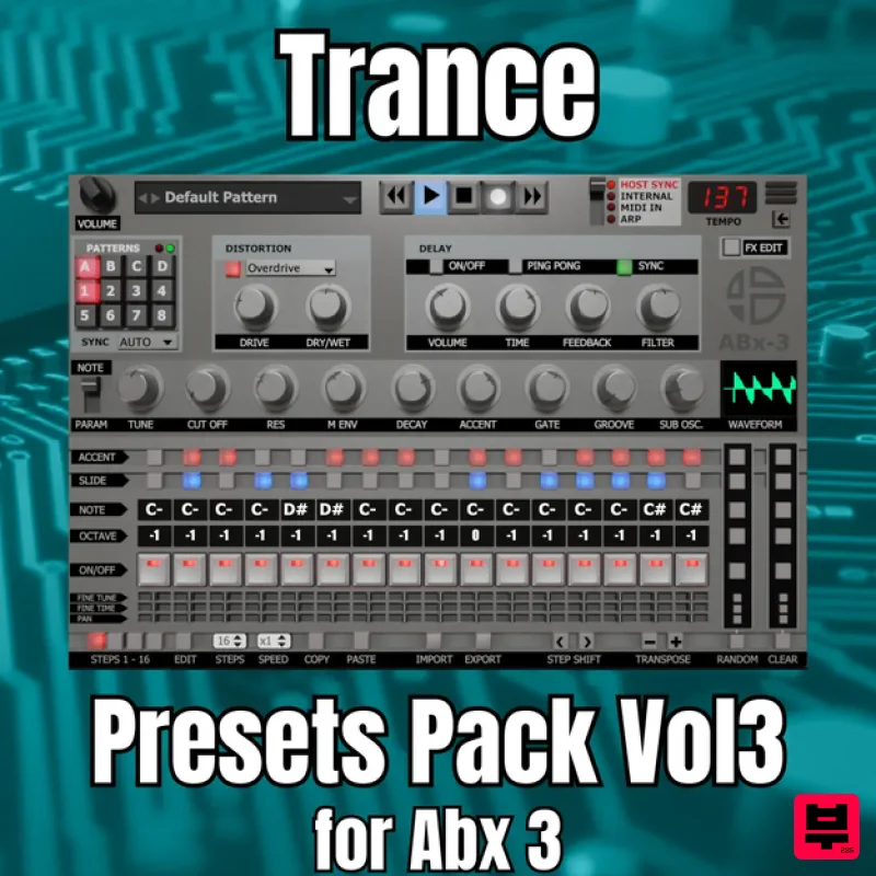 Audio Blast Abx3 Trance Presets Vol. 3 - Expansion Packs