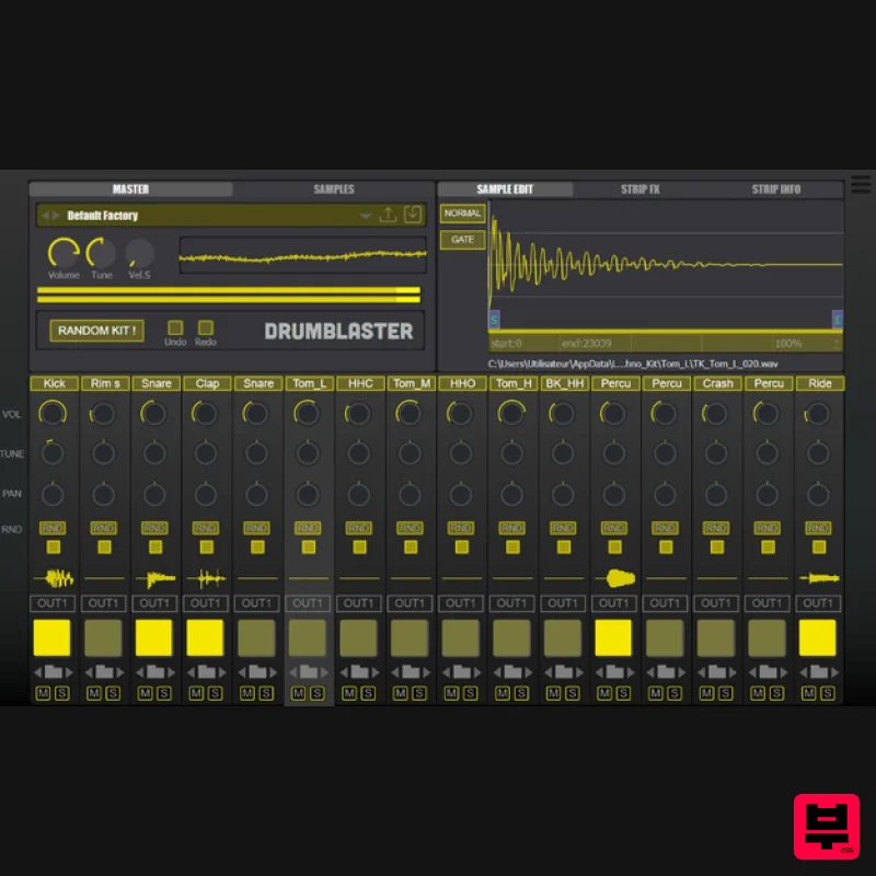 Audio Blast Drum Blaster - Drum Machine