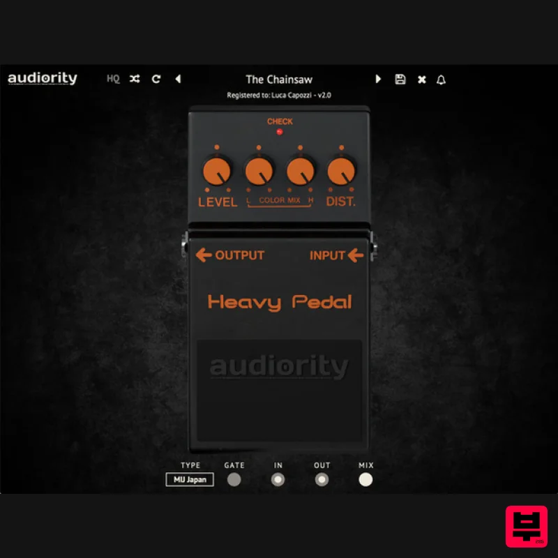 Audiority Heavy Pedal mkII - Professional Music Instrument Photo