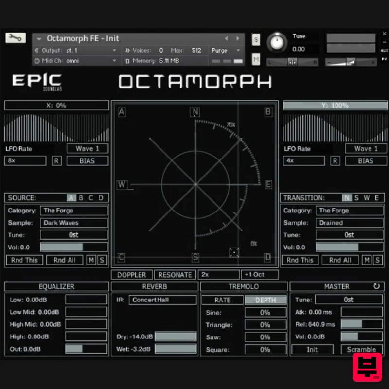 Audiority Octamorph FE - Kontakt Instrument