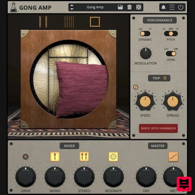 AudioThing Gong Amp - Virtual Instruments