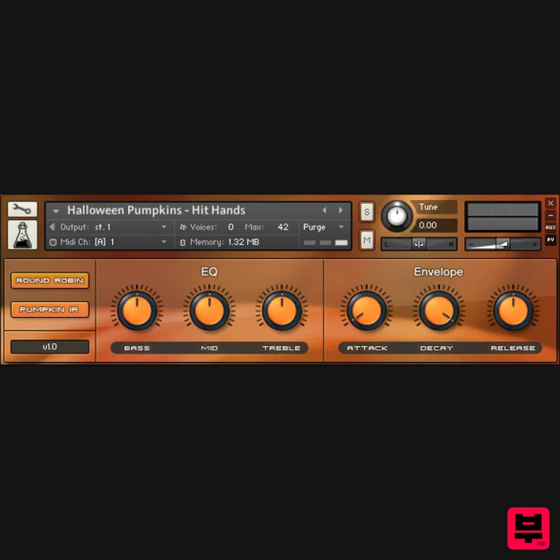 AudioThing Halloween Pumpkins - Professional Music Instrument Photo