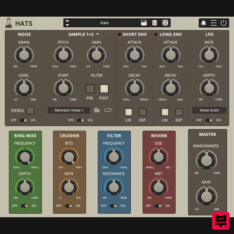 AudioThing Hats - Drum Machine