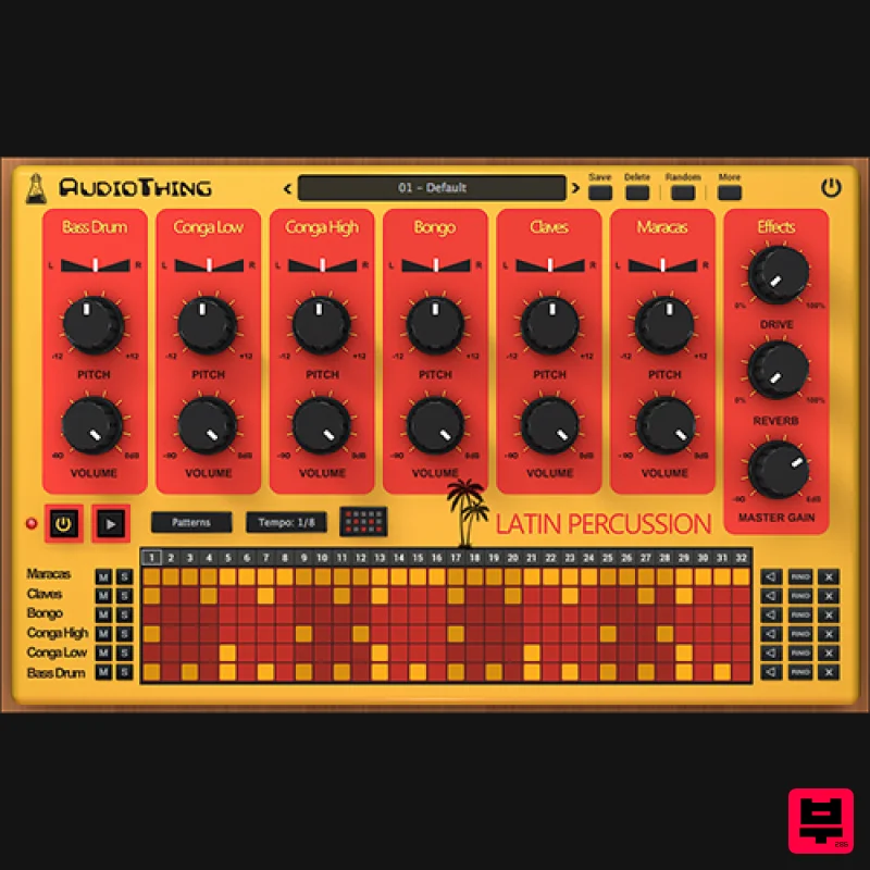 AudioThing Latin Percussion - Drum Machine