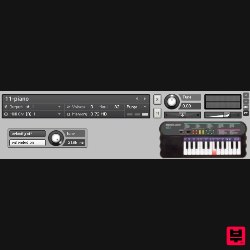 AudioThing Magical Toy Keyboard - Professional Music Instrument Photo