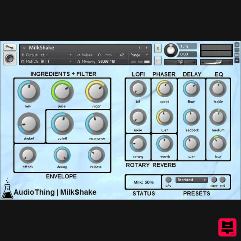 AudioThing MilkShake - Kontakt Instrument