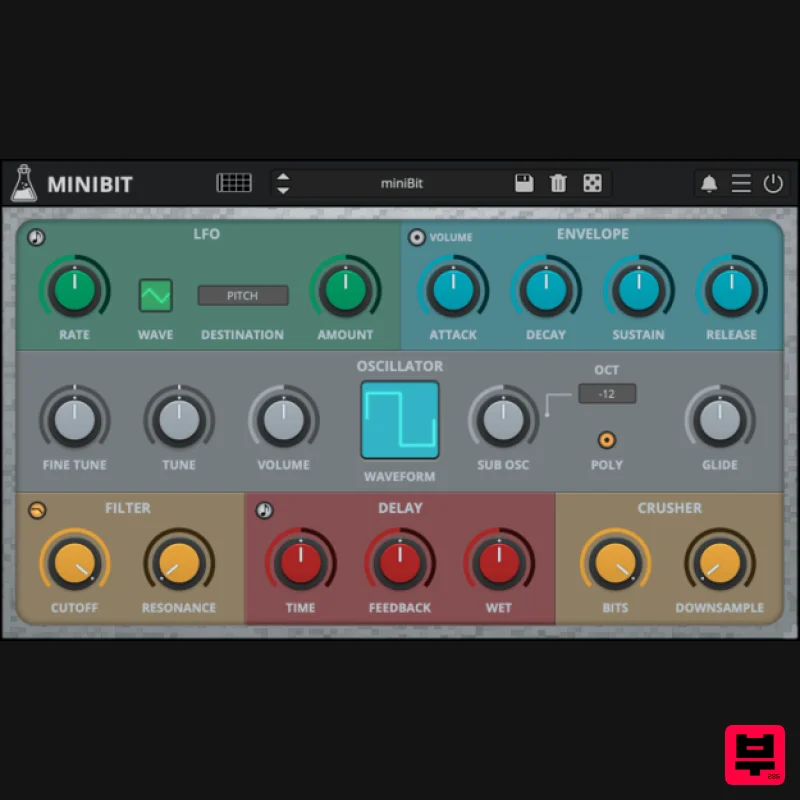 AudioThing miniBit - Synth