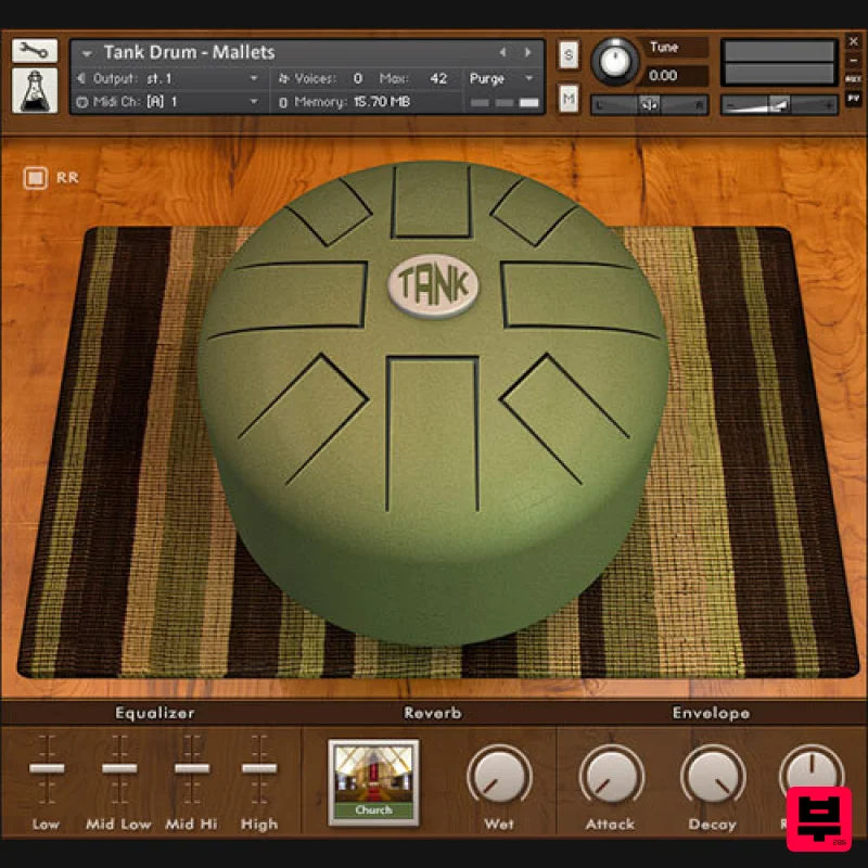 AudioThing Tank Drum - Professional Music Instrument Photo