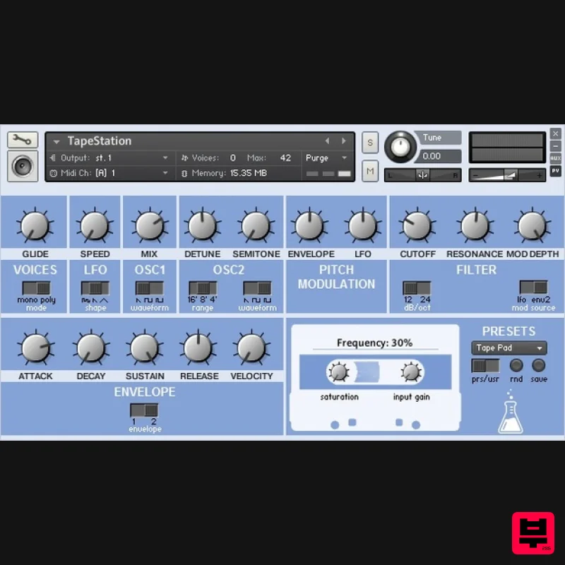 AudioThing TapeStation - Kontakt Instrument