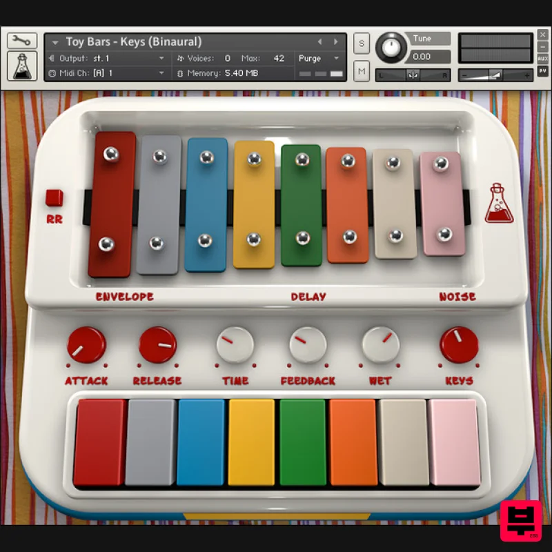 AudioThing Toy Bars - Kontakt Instrument