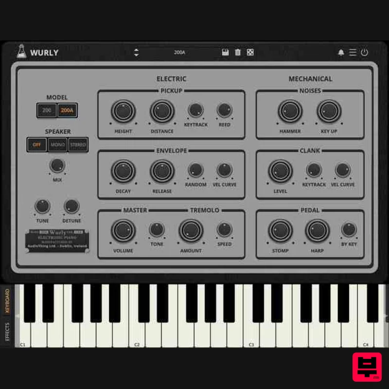 AudioThing Wurly - Virtual Instruments