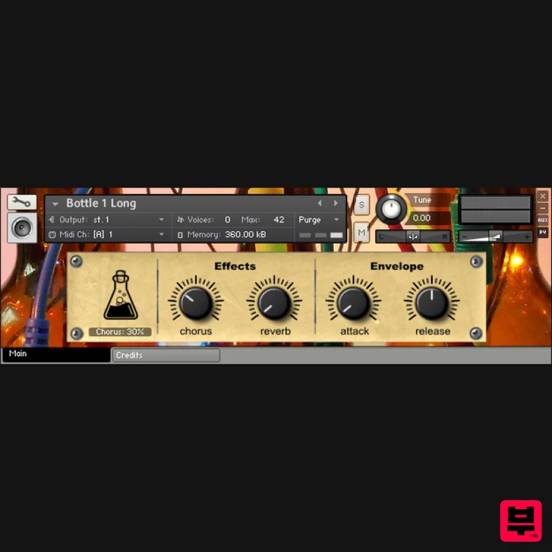 AudioThing Xmas Beer Bottles - Professional Music Instrument Photo