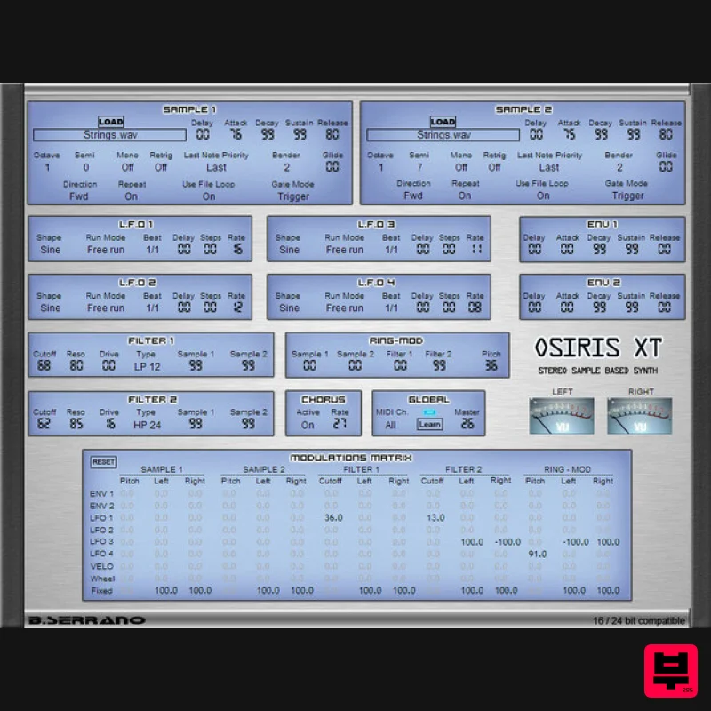 B.Serrano Osiris XT - Sampler