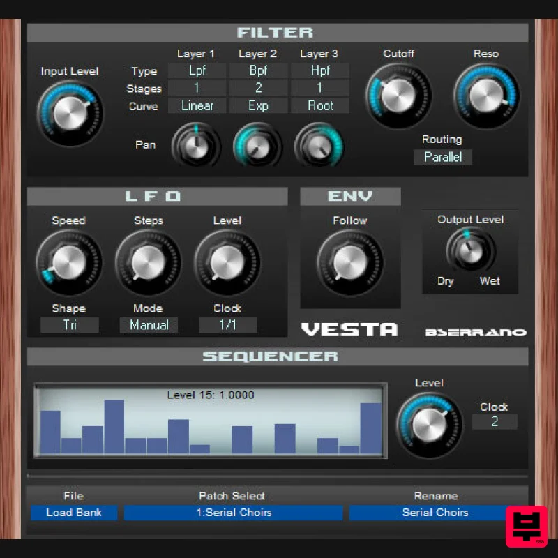 B.Serrano Vesta - Filter