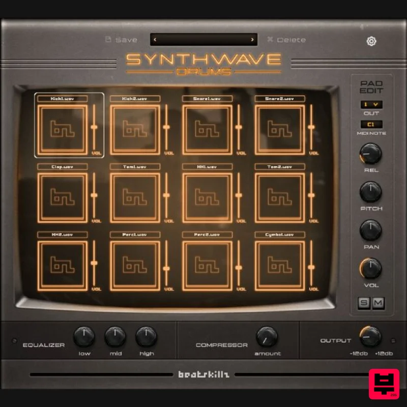 BeatSkillz Synthwave Drums V2 - Virtual Instruments