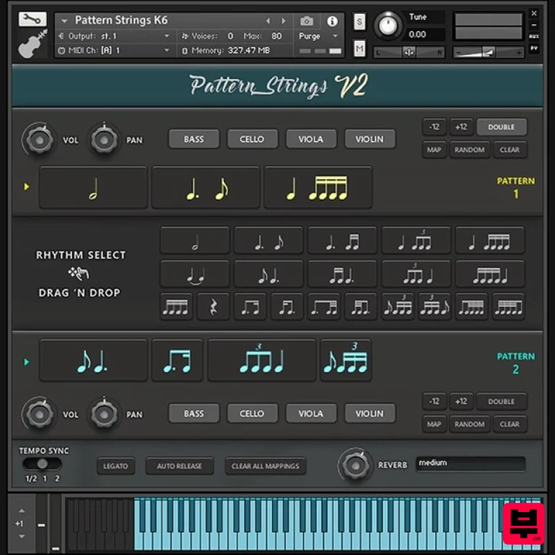 Ben Osterhouse Pattern Strings - Professional Music Instrument Photo