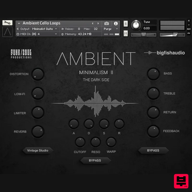 Big Fish Audio Ambient Minimalism 2: The Dark Side - Kontakt Instrument