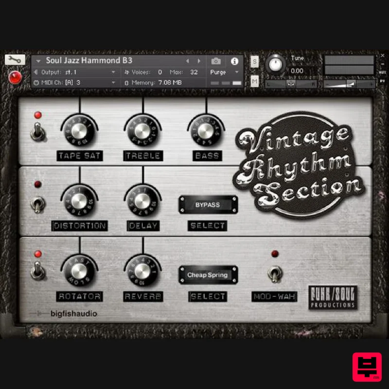 Big Fish Audio Vintage Rhythm Section - Kontakt Instrument