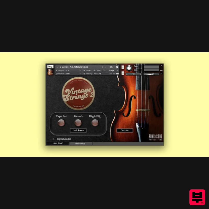 Big Fish Audio Vintage Strings 2 - Kontakt Instrument