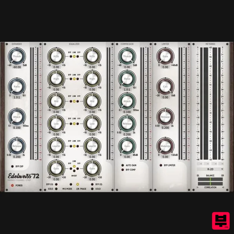 Black Rooster Audio Edelweiss`72 - Channel Strip