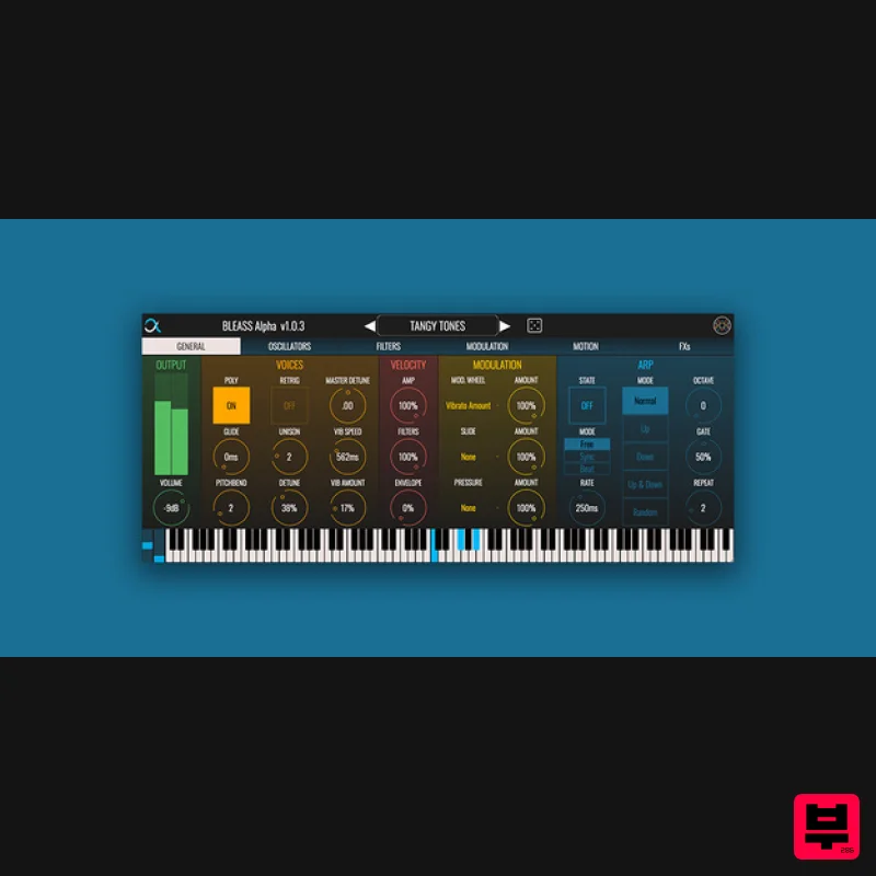 BLEASS BLEASS Alpha Synthesizer - Professional Music Instrument Photo