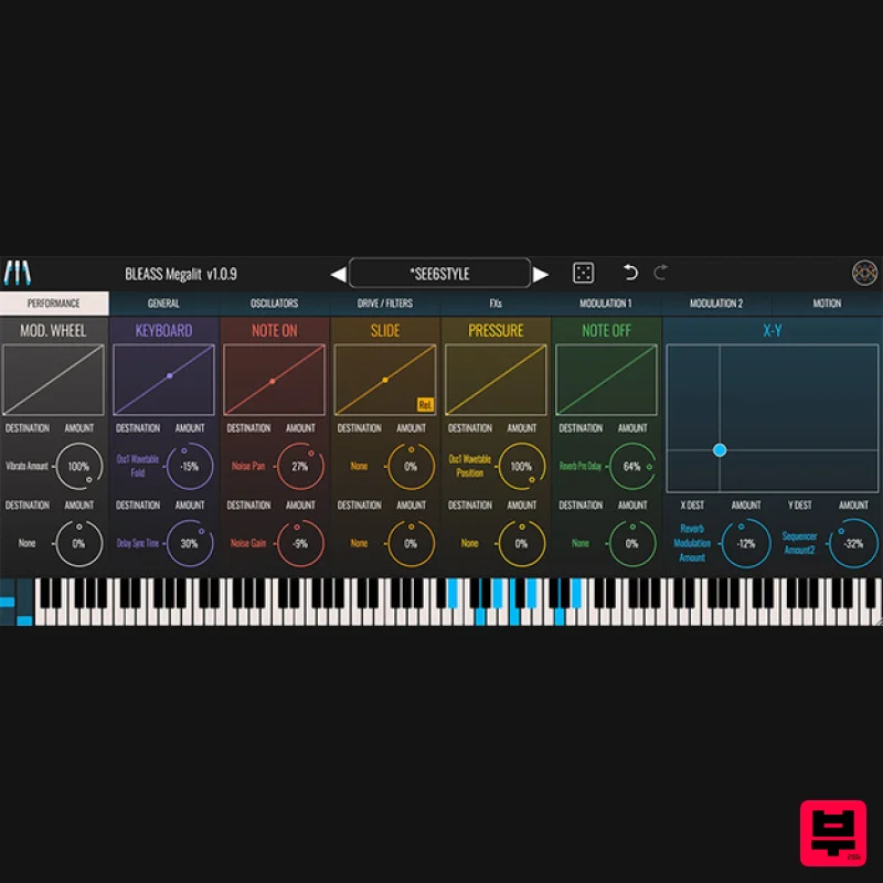 BLEASS BLEASS Megalit - Synth