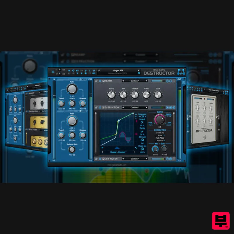 Blue Cat Audio Blue Cat's Destructor 2 - Professional Music Instrument Photo