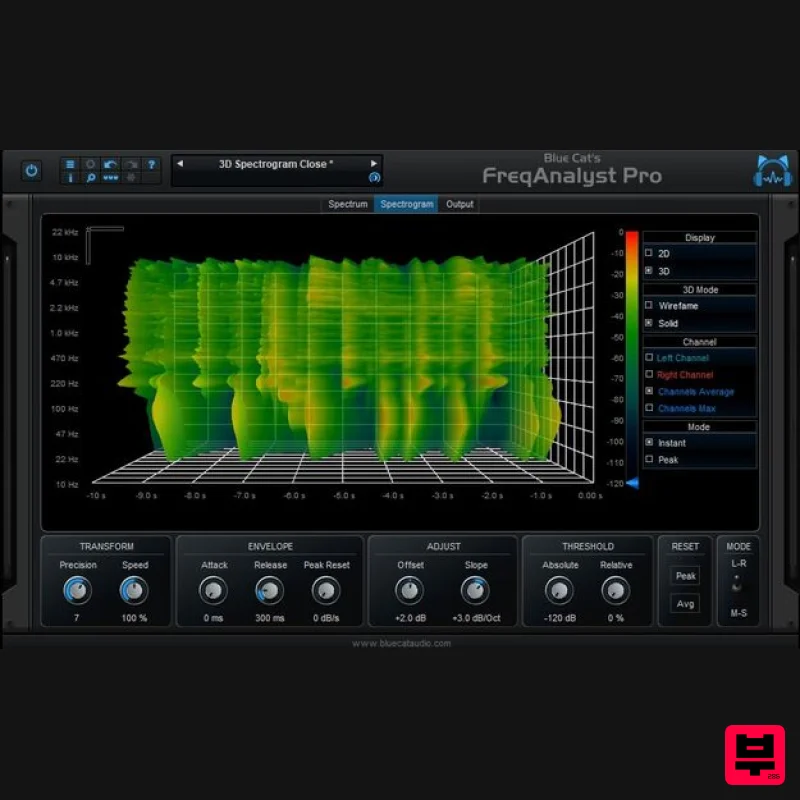 Blue Cat Audio Blue Cat's FreqAnalyst Pro - Spectral Analysis