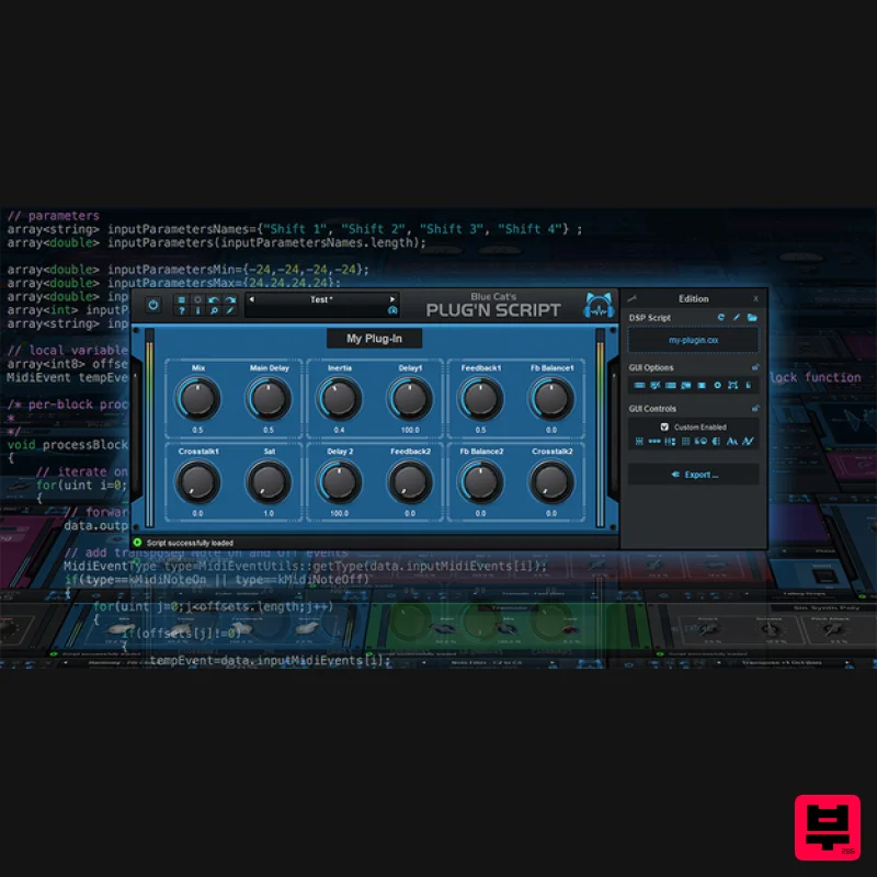 Blue Cat Audio Blue Cat's Plug'n Script - Professional Music Instrument Photo