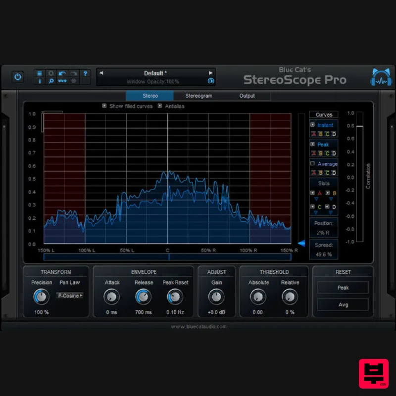 Blue Cat Audio Blue Cat's StereoScope Pro - Stereo Width