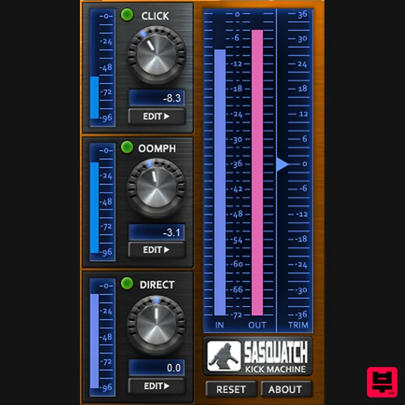 Boz Digital Labs Sasquatch Kick Machine (inc Free copy of Little Foot) - Enhancer