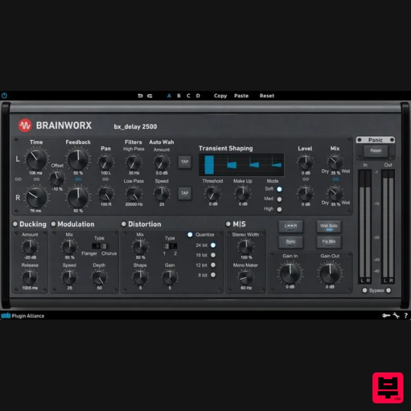 Brainworx bx_delay 2500 - Delay