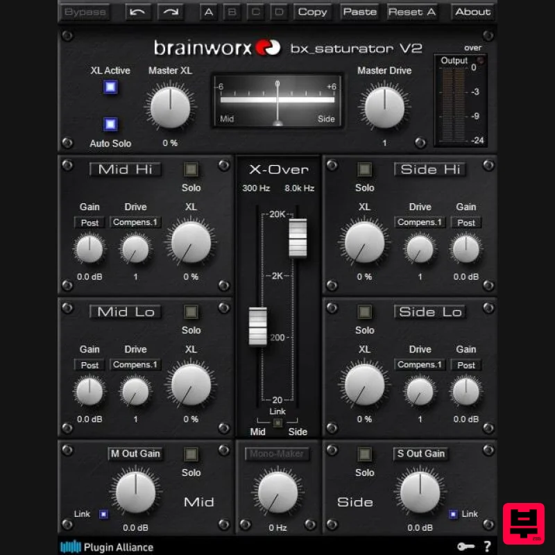 Brainworx bx_saturator V2 - Saturation