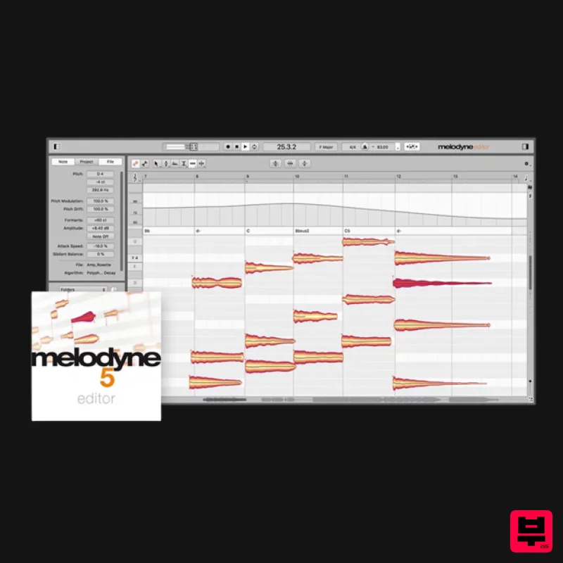 Celemony Melodyne 5 Editor - Audio Editor