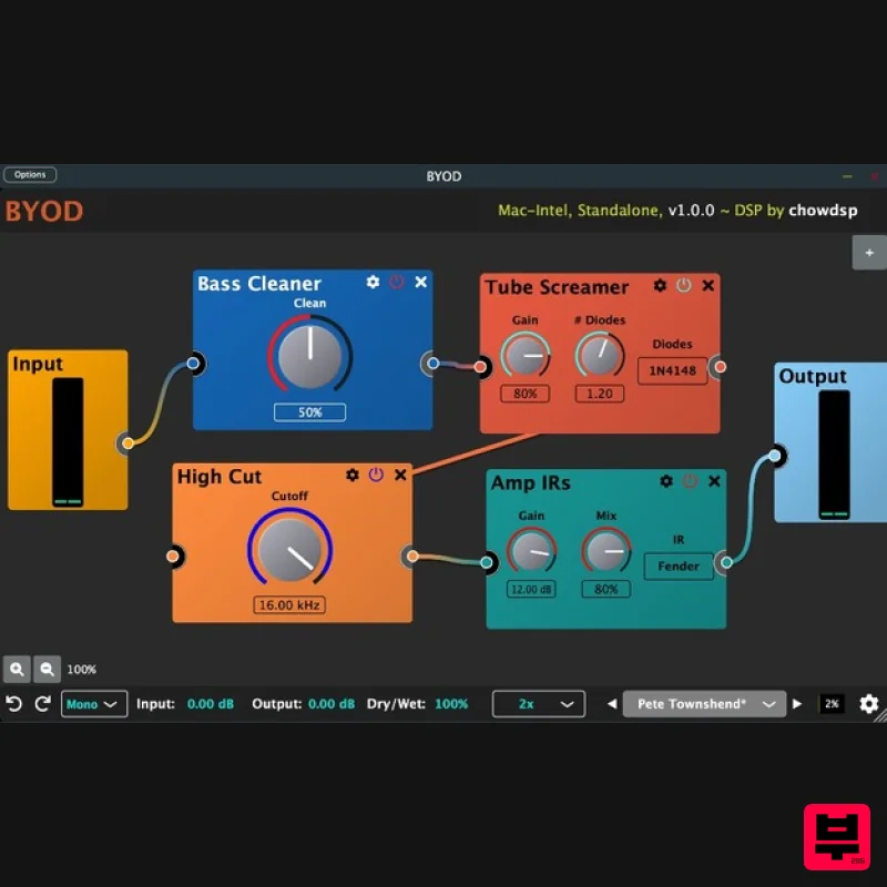 ChowDSP CHOW BYOD - Distortion