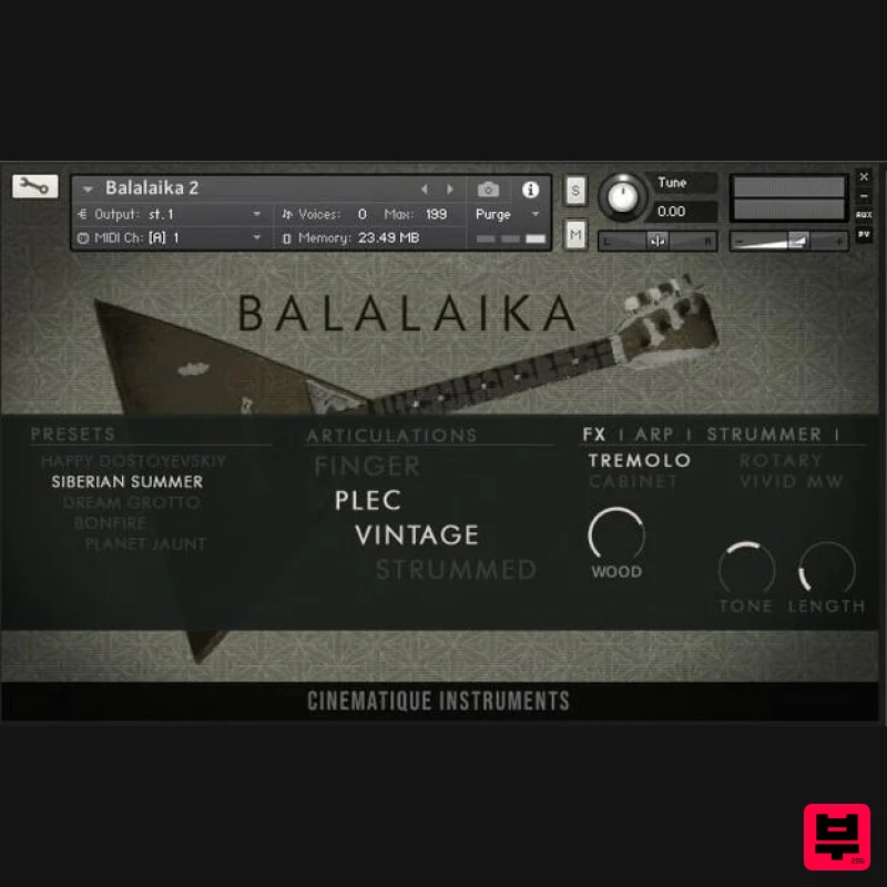 Cinematique Instruments Balalaika v2 - Kontakt Instrument