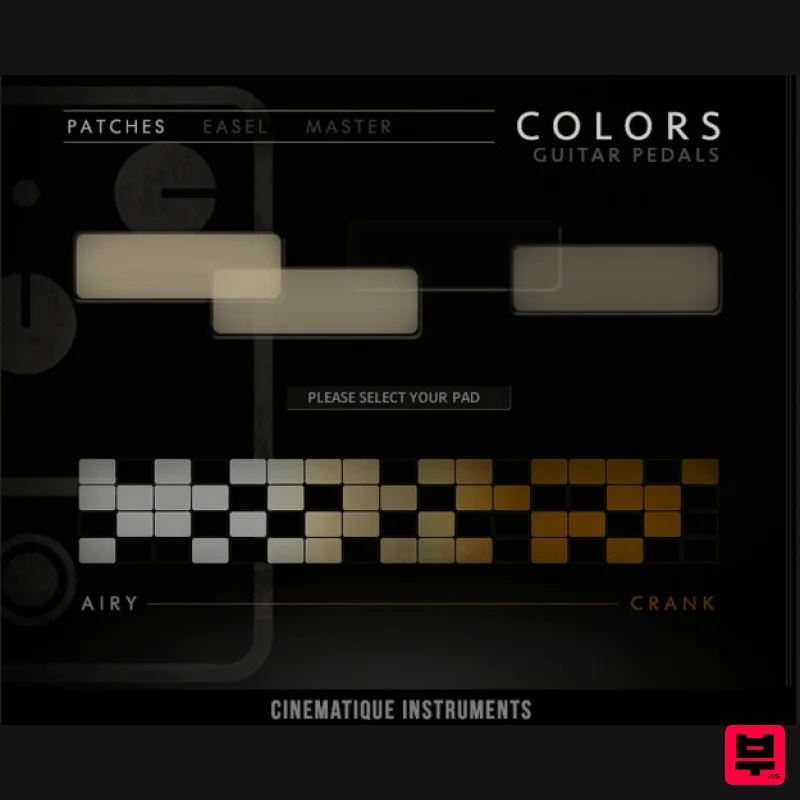 Cinematique Instruments Colors: Guitar Pedals - Professional Music Instrument Photo