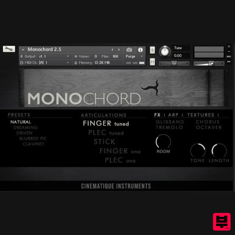 Cinematique Instruments Monochord v2.5 - Kontakt Instrument