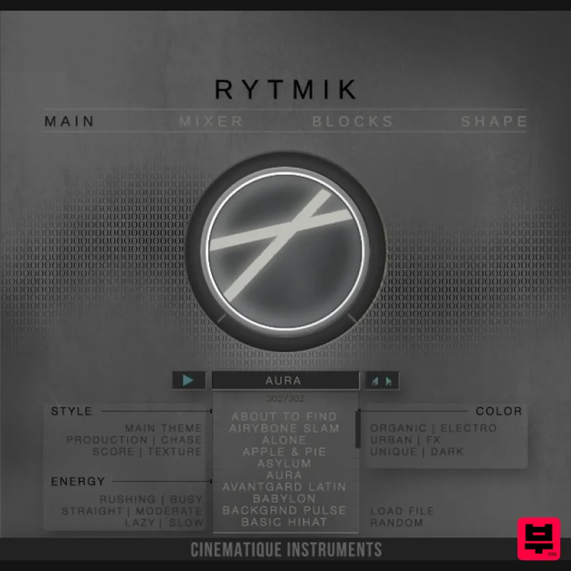 Cinematique Instruments Rytmik - Kontakt Instrument