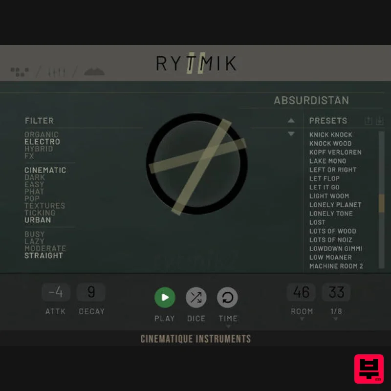 Cinematique Instruments Rytmik 2 - Professional Music Instrument Photo